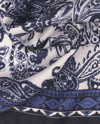 Pañuelo de bolsillo estampado de seda by MIRTO | 81827_0001_2