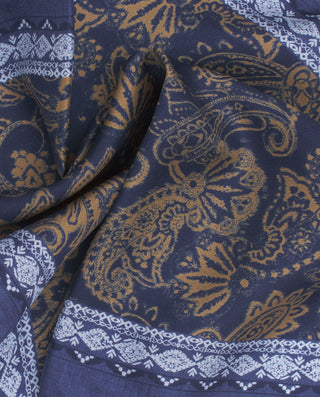 Pañuelo de bolsillo estampado de seda by MIRTO | 81827_0003_2