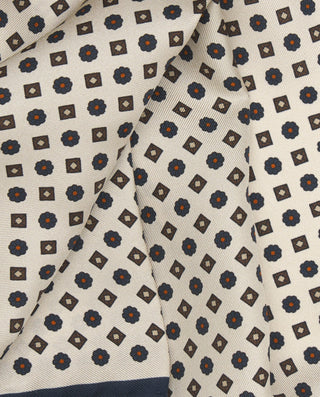 Pañuelo de bolsillo estampado de seda by MIRTO | 81830_0001_2