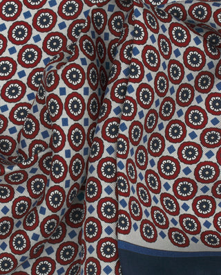 Pañuelo de bolsillo estampado de seda by MIRTO | 81831_0001_2