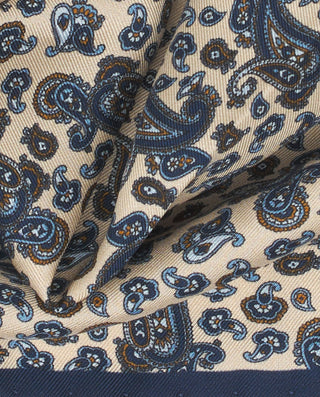 Pañuelo de bolsillo estampado de seda by MIRTO | 81833_0001_2