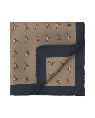 Pañuelo de bolsillo estampado de seda by MIRTO | 81843_0001_1