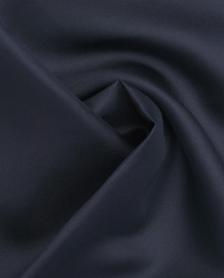 Navy blue silk pocket square