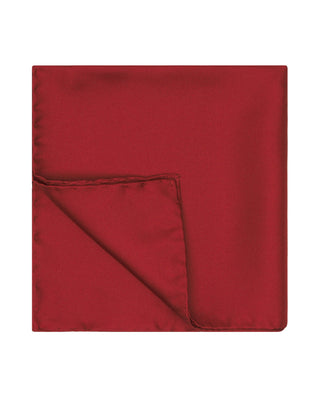 Pañuelo liso de seda natural burdeos