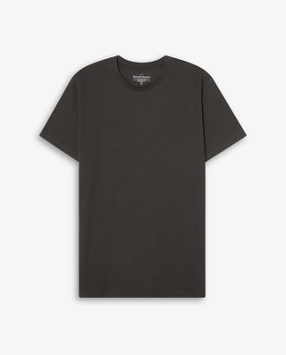 Camiseta cuello caja algodón orgánico grafito
