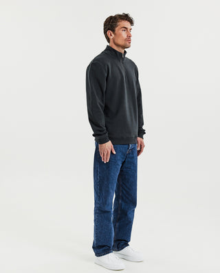 HALF ZIP CHARCOAL by Bread&Boxers | 90441_0099_3