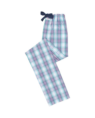 Pantalón largo de pijama azul y verde by MIRTO
