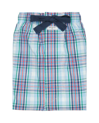 Pantalón largo de pijama azul y verde by MIRTO