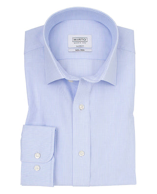 Camisa cuadros semi-entallada travelshirt azul