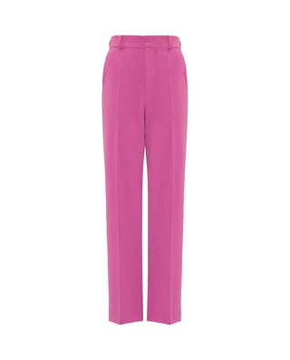 Pantalón crepe morado by MIRTO