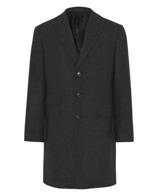 Abrigo regular diagonal gris by MIRTO