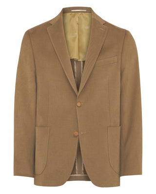 Blazer regular algodon beige Big&Tall by MIRTO