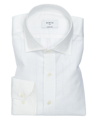 Camisa casual calada lino y algodón by MIRTO