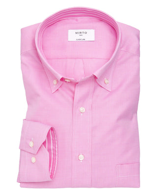 Camisa casual manga larga liso by MIRTO