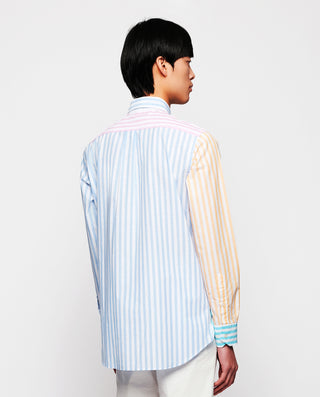 Camisa casual de Algodón patchwork multicolor by M