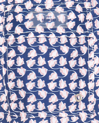 Bañador estampado peces azul y rosa by MIRTO